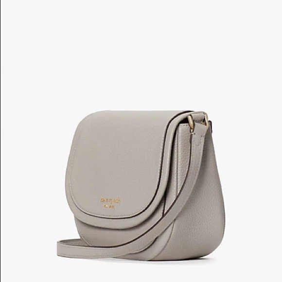 kate spade Bags Roulette Small Saddle Bag In True Taupe Poshmark